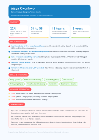 Brag sheet (playful)