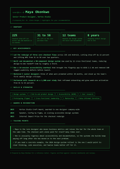 Brag sheet (terminal)