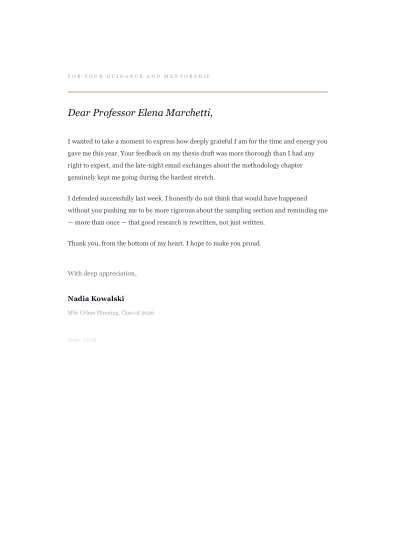 Thank you note (minimal)